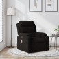vidaXL Sillón de masaje reclinable de terciopelo negro vidaXL Sillón de masaje reclinable de terciopelo negro