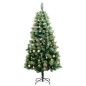 vidaXL Árbol de Navidad artificial con bisagras 300 LED y bolas 240 cm vidaXL Árbol de Navidad artificial con bisagras 300 LED y bolas 240 cm