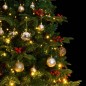 vidaXL Árbol de Navidad artificial con bisagras 300 LED y bolas 180 cm vidaXL Árbol de Navidad artificial con bisagras 300 LED y bolas 180 cm