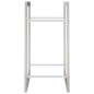 vidaXL Estante para leña acero inoxidable 80x28x86 cm vidaXL Estante para leña acero inoxidable 80x28x86 cm