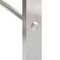 vidaXL Estante para leña acero inoxidable 50x28x94 cm vidaXL Estante para leña acero inoxidable 50x28x94 cm