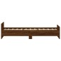 vidaXL Estructura de cama madera contrachapada marrón roble 100x200 cm vidaXL Estructura de cama madera contrachapada marrón roble 100x200 cm