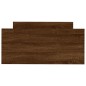 vidaXL Estructura de cama madera contrachapada roble marrón 90x200 cm vidaXL Estructura de cama madera contrachapada roble marrón 90x200 cm