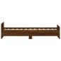 vidaXL Estructura de cama madera contrachapada roble marrón 90x200 cm vidaXL Estructura de cama madera contrachapada roble marrón 90x200 cm