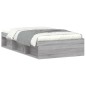 vidaXL Estructura de cama gris Sonoma 90x200 cm vidaXL Estructura de cama gris Sonoma 90x200 cm