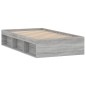 vidaXL Estructura de cama gris Sonoma 90x200 cm vidaXL Estructura de cama gris Sonoma 90x200 cm