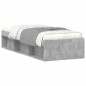 vidaXL Estructura de cama gris hormigón 75x190 cm vidaXL Estructura de cama gris hormigón 75x190 cm