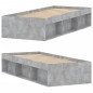 vidaXL Estructura de cama gris hormigón 75x190 cm vidaXL Estructura de cama gris hormigón 75x190 cm