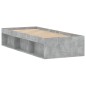 vidaXL Estructura de cama gris hormigón 75x190 cm vidaXL Estructura de cama gris hormigón 75x190 cm