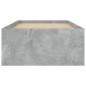 vidaXL Estructura de cama gris hormigón 75x190 cm vidaXL Estructura de cama gris hormigón 75x190 cm