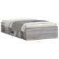 vidaXL Estructura de cama gris Sonoma 90x190 cm vidaXL Estructura de cama gris Sonoma 90x190 cm
