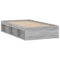 vidaXL Estructura de cama gris Sonoma 90x190 cm vidaXL Estructura de cama gris Sonoma 90x190 cm