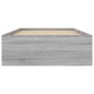 vidaXL Estructura de cama gris Sonoma 90x190 cm vidaXL Estructura de cama gris Sonoma 90x190 cm