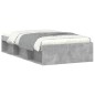vidaXL Estructura de cama gris hormigón 100x200 cm vidaXL Estructura de cama gris hormigón 100x200 cm