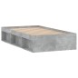 vidaXL Estructura de cama gris hormigón 100x200 cm vidaXL Estructura de cama gris hormigón 100x200 cm