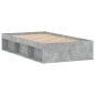 vidaXL Estructura de cama gris hormigón 100x200 cm vidaXL Estructura de cama gris hormigón 100x200 cm