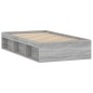 vidaXL Estructura de cama gris Sonoma 100x200 cm vidaXL Estructura de cama gris Sonoma 100x200 cm