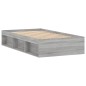 vidaXL Estructura de cama gris Sonoma 100x200 cm vidaXL Estructura de cama gris Sonoma 100x200 cm