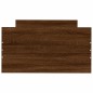 vidaXL Estructura de cama madera de ingeniería marrón roble 75x190 cm