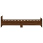 vidaXL Estructura de cama madera de ingeniería marrón roble 75x190 cm
