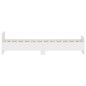 vidaXL Estructura de cama madera de ingeniería blanca 75x190 cm vidaXL Estructura de cama madera de ingeniería blanca 75x190 cm