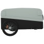 vidaXL Remolque para bicicleta hierro negro y gris 45 kg vidaXL Remolque para bicicleta hierro negro y gris 45 kg