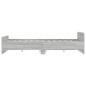 vidaXL Estructura de cama con cabecero piecero gris Sonoma 120x200 cm vidaXL Estructura de cama con cabecero piecero gris Sonoma 120x200 cm