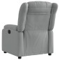 vidaXL Sillón reclinable de tela gris claro vidaXL Sillón reclinable de tela gris claro