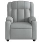 vidaXL Sillón reclinable de tela gris claro vidaXL Sillón reclinable de tela gris claro