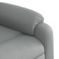 vidaXL Sillón reclinable de tela gris claro vidaXL Sillón reclinable de tela gris claro