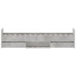 vidaXL Estructura de cama con cabecero piecero gris hormigón 75x190 cm vidaXL Estructura de cama con cabecero piecero gris hormigón 75x190 cm