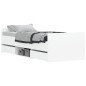 vidaXL Estructura de cama con cabecero piecero blanca 75x190 cm vidaXL Estructura de cama con cabecero piecero blanca 75x190 cm