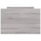 vidaXL Estructura de cama con cabecero piecero gris Sonoma 75x190 cm vidaXL Estructura de cama con cabecero piecero gris Sonoma 75x190 cm