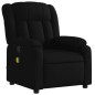 vidaXL Sillón reclinable de masaje de tela negro vidaXL Sillón reclinable de masaje de tela negro