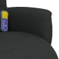 vidaXL Sillón reclinable de masaje con reposapiés tela negra vidaXL Sillón reclinable de masaje con reposapiés tela negra