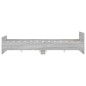 vidaXL Estructura de cama con cabecero piecero gris Sonoma 140x190 cm vidaXL Estructura de cama con cabecero piecero gris Sonoma 140x190 cm
