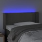 vidaXL Cabecero con LED de terciopelo gris oscuro 83x16x78/88 cm vidaXL Cabecero con LED de terciopelo gris oscuro 83x16x78/88 cm