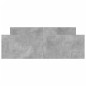 vidaXL Estructura de cama con cabecero piecero gris hormigón 140x190cm vidaXL Estructura de cama con cabecero piecero gris hormigón 140x190cm