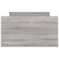 vidaXL Estructura de cama con cabecero piecero gris Sonoma 100x200 cm vidaXL Estructura de cama con cabecero piecero gris Sonoma 100x200 cm