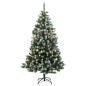 vidaXL Árbol de Navidad artificial con bisagras 300 LED y bolas 240 cm vidaXL Árbol de Navidad artificial con bisagras 300 LED y bolas 240 cm