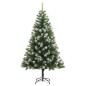 vidaXL Árbol de Navidad artificial con bisagras 300 LED y bolas 240 cm vidaXL Árbol de Navidad artificial con bisagras 300 LED y bolas 240 cm