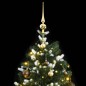 vidaXL Árbol de Navidad artificial con bisagras 300 LED y bolas 180 cm vidaXL Árbol de Navidad artificial con bisagras 300 LED y bolas 180 cm