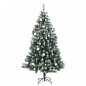 vidaXL Árbol de Navidad artificial con bisagras 300 LED y bolas 180 cm vidaXL Árbol de Navidad artificial con bisagras 300 LED y bolas 180 cm