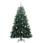 vidaXL Árbol de Navidad artificial con bisagras 300 LED y bolas 180 cm vidaXL Árbol de Navidad artificial con bisagras 300 LED y bolas 180 cm