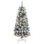 vidaXL Árbol de Navidad artificial con bisagras 150 LED y bolas 150 cm vidaXL Árbol de Navidad artificial con bisagras 150 LED y bolas 150 cm