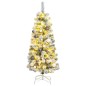 vidaXL Árbol de Navidad artificial con bisagras 150 LED y bolas 150 cm vidaXL Árbol de Navidad artificial con bisagras 150 LED y bolas 150 cm