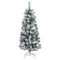 vidaXL Árbol de Navidad artificial con bisagras 150 LED y bolas 150 cm vidaXL Árbol de Navidad artificial con bisagras 150 LED y bolas 150 cm