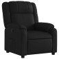 vidaXL Sillón reclinable de cuero sintético negro vidaXL Sillón reclinable de cuero sintético negro