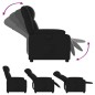 vidaXL Sillón reclinable de cuero sintético negro vidaXL Sillón reclinable de cuero sintético negro