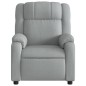 vidaXL Sillón reclinable de tela gris claro vidaXL Sillón reclinable de tela gris claro